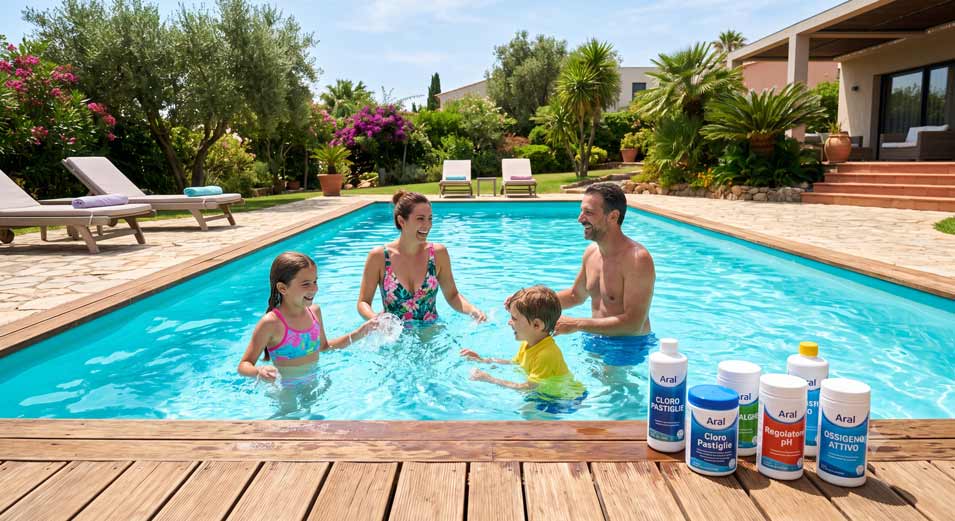 prodotti piscina sicuri certificati ARAL